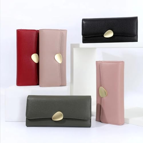 Women's wallet Classic pebbled tri-fold wallet Women's handbag long women's pouch3