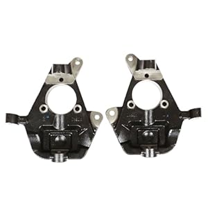 munirater Pair of 2-Inch Front Drop Lowering Spindles Replacement for Silverado 1500 1999-2006 Replacement for Sierra 1500 2WD 1999-2006
