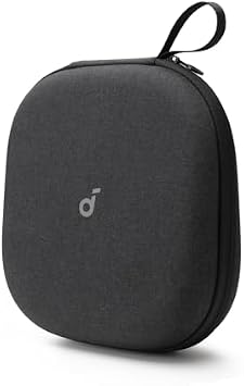 Soundcore Space One Pro by Anker, with Headphones Case, Adaptive Active Noise Cancelling Headphones Driven by 6 Mics, Super Foldable Design, 60H Lossless Audio, Ultra-Fast Charging, Hi-Res Wireless