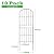 OUSHENG Decorative Garden Fence Fencing 10 Pack, 36in (H) x 10.8ft (L) Rustproof Metal Wire Panel Border Animal Barrier for Dog, Flower Edging for Yard Landscape Patio Outdoor Decor, Arched