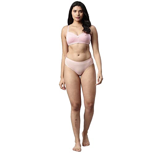 Image of Enamor Non-Wired Racerback Strap Lightly Padded Womens T-Shirt Bra (Orchid, 32B)