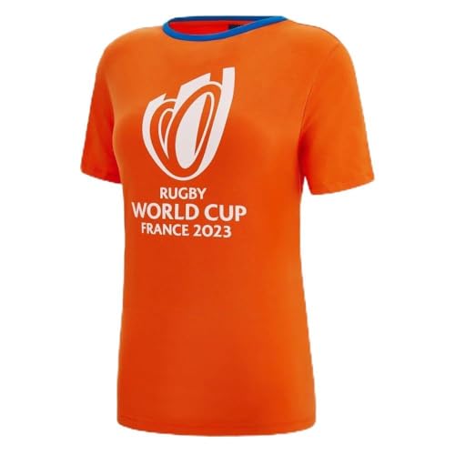 Tee-Shirt Coton Rugby Coupe du Monde 2023 Femme Passion Ovalie