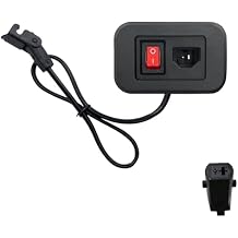 Fruhdi Fixed DC Power Socket Replacement with Switch for Power Recliner Sofa Lift Chairs