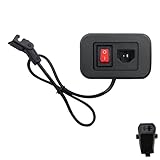 Fruhdi Fixed DC Power Socket Replacement with Switch for Power Recliner Sofa Lift Chairs