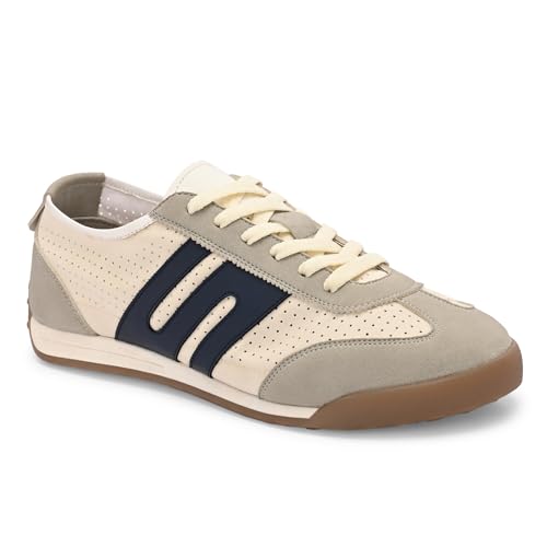 Image of Cruiser Men's Sneakers | Cushioned Insole Comfortable Shoes | Trendy & Stylish Modern Sneakers | Durable TPR Sole Casual Walking Footwear (2664)