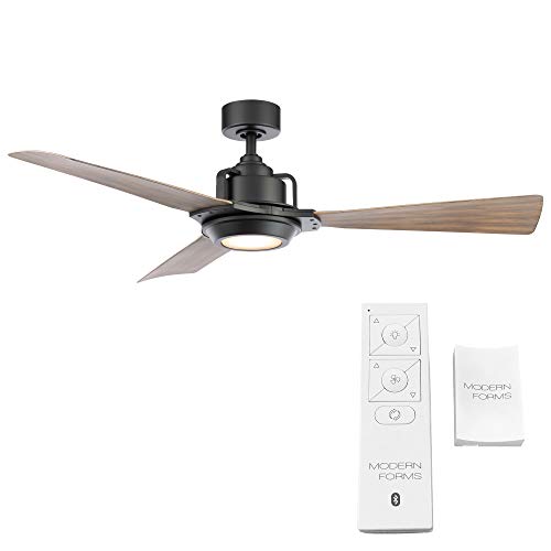 Osprey Smart Indoor And Outdoor 3-Blade Ceiling Fan 56In Matte Black/Barn Wood With 3000K Led Light Kit And Remote Control Works With Alexa, Google Assistant, Samsung Things, And Ios Or Android App #TOP1