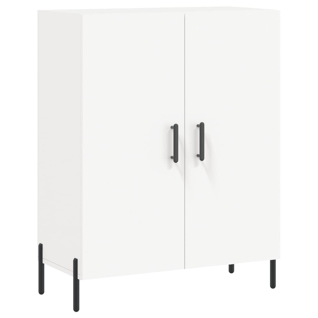 Mueble auxiliar salon estilo nordico comoda blanca estrecha para pasillo
