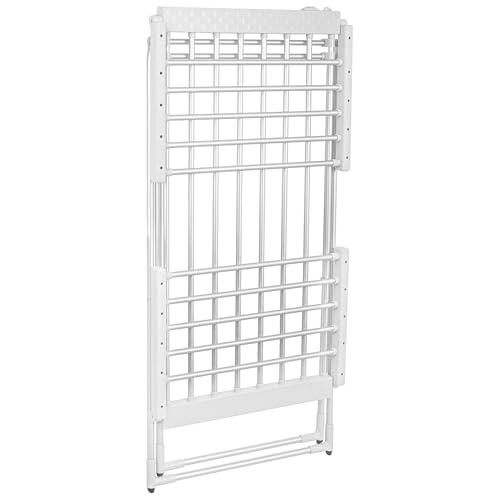 Miniatura 8 de Briebe Tendedero Eléctrico Plegable Ropa Bajo Consumo 18 Calentadores Secado Rápido Y Eficaz Compacto, Ligero Y Portátil Ahorra Espacio Interiores Aluminio