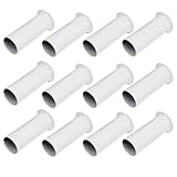 SHINEOFI 12 Stück Kronleuchter Lampensockelhülsen aus Eisen Retro Kronleuchter Basisabdeckung Verschleißfest und Einfach zu Montieren Beleuchtungsteile für Kristall