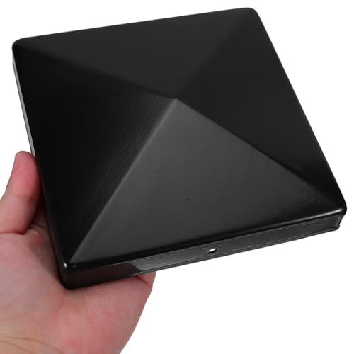 Chapeaux de poteaux 14 cm imperméables pour protéger une clôture extérieure