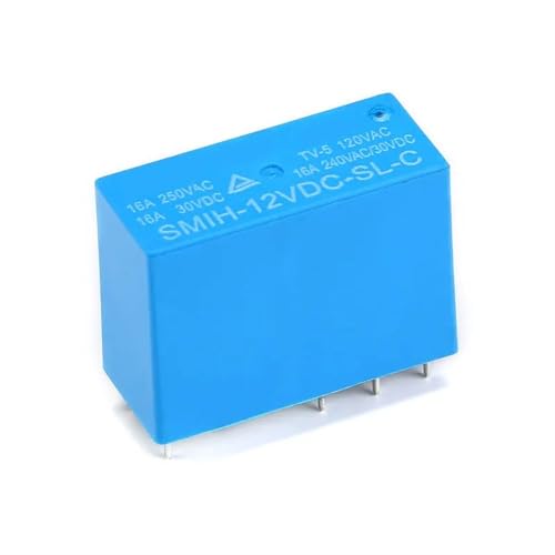Relais 12V SMIH-12VDC-SL-C avec commutation stable pour automatisation domestique