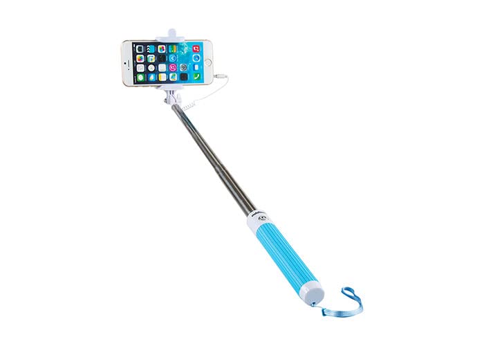 Addison AD-S33 Kablolu Beyaz/Mavi Selfie Çekim Çubuğu