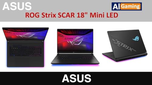 Image of ME2 Customized Laptop, Created Using ASUS ROG Strix Scar AI Gaming Laptop 18 inch 240Hz Mini LED WQXGA Display (Intel Ultra 9-275HX, GeForce RTX 5080 16GB, 32GB /64GB DDR5 RAM, 2TB /4TB /8TB SSD, Win11Pro)