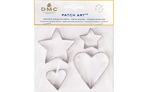 DMC emporte-pièces cœur étoile Patch Art gabarit découpe tissu patchwork - 2