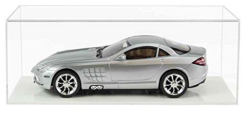 Widdowsons Display Cases Vitrine d’Exposition pour Maquette de Voiture échelle 1:12ème avec Socle Plat Blanc, Dimensions intérieures : L 45 x l 20 x H 16 cm Cover
