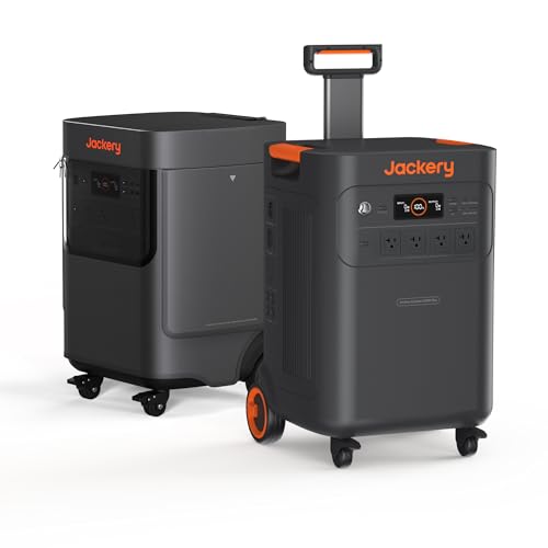 Jackery Solar Generator 5000 Plus with Protective Cover, 5040Wh LiFePO4 Battery Power Station, 120V/240V 7200W AC Output, Expandable to 60kWh, Essential Home Backup for Emergency, Power Outages