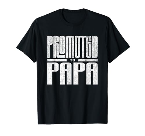 Promu au poste de Papa New Dad Annonce pour Baby Reveal T-Shirt