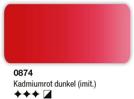 LUKAS Berlin Water Mixable Oil Color 200 ml Tube - Cadmium Red Deep Hue
