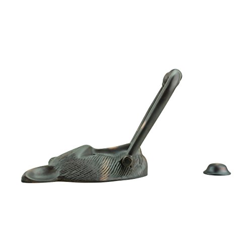 Brass Pharaoh Cat Head Front Door Knocker 8.4" H Oil Rubbed Bronze Finish Loud Entry Door Metal Knockers For Animal Cat Lovers Includes Mounting Hardware Renovators Supply Manufacturing #TOP6