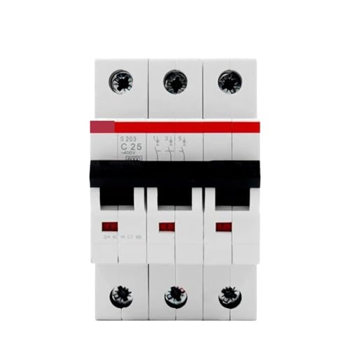 Disjoncteur miniature S203-C25 protection tripolaire 3P 25A courbe C