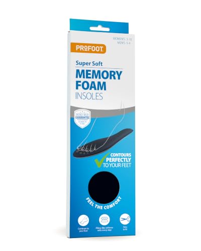 PROFOOT MEMORY FOAM INSOLES ONESIZE