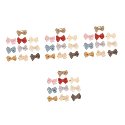 Bandeaux coton doux VICASKY avec nœud imprimé pour garçon et fille, lot de 40 pièces