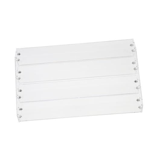 HAMPPLIES Organizador de Esmaltes Uñas Acrílico Transparente para Manicura Soporte Multifuncional para Almacenamiento y Exhibición de Esmaltes y Labiales para Uso Casa y Tienda