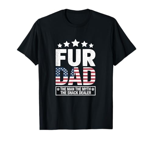 Fur Dad Pet Love Graphic for Animal Lovers T-Shirt