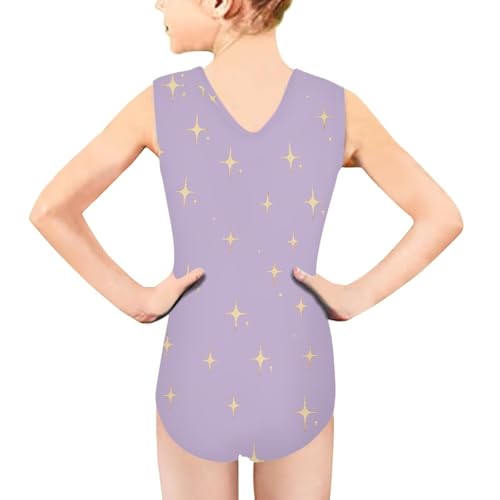 Image of INSTANTARTS Leopard Leotard Girl Gymnastics Toddler Tank Biketards One Piece