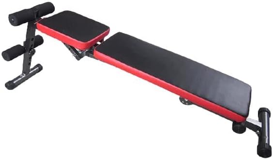 New Multifunctional Dumbbell Bench, Adjustable Leg Placements Exercise Sit Up Bench, Foldable Exercise Weight Bench for Home, Office and Gym