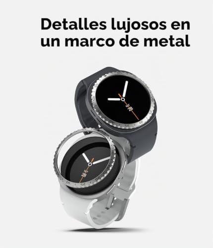 Bisel Ringke Samsung Watch 8 40mm de acero inoxidable ligero y antirrayaduras 3