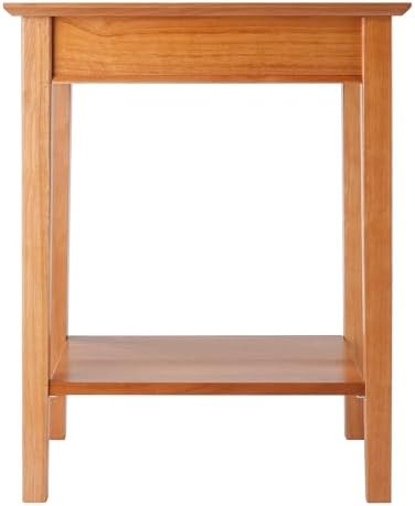 Winsome Studio Home Office, End Table, Honey