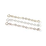 CHIC IN GOLD A necklace or a bracelet extender, Removable, Attach your own, Add on, Adjustable length, 1, 2, 3, 4 inch (CG241N).