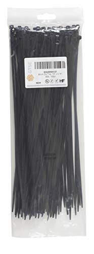 Gtse 12 Inch Black Zip Ties, 100 Pack, 40Lb Strength, Uv Resistant Long Nylon Cable Ties, Self-Locking 12" Tie Wraps #TOP1