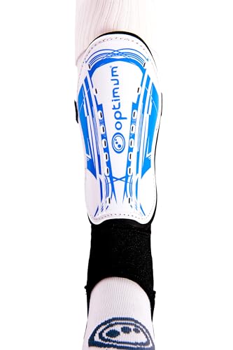 Optimum Velocidade Ankle Protect Shinguards, Strap Closure Hockey Shin Pads, Shin Protection Guard - Image 2