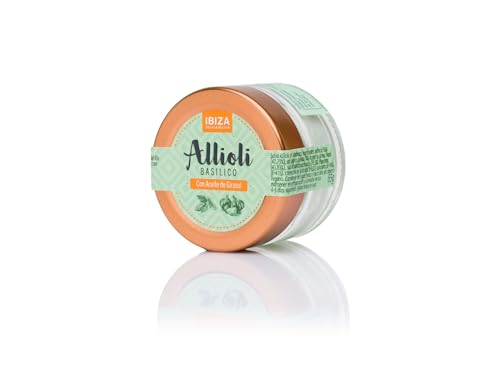 AliOli-Sauce. Packung mit 3 Ali-Oli-Saucen à 65 Gramm. Ali Oli Chipotle + Ali Oli Artesano + Ali Oli Basilico. Gourmet-Paket. Gourmet-Saucen. Ibiza-Produkt. Perfektes Dressing für Ihre Rezepte.