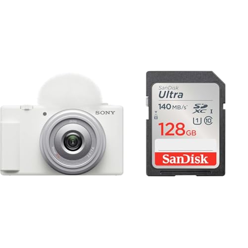 SONY(\j[) VlogpJ VLOGCAM fW^J ZV-1F EBhXN[t Pœ_Y zCg ZV-1F W + y TfBXN Ki z SanDisk SDJ[h 128GB SDXC Class10 UHS-I