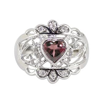 [ubazakura] Pt100 0.6ct �K�[�l�b�g �����O �w�� ���[�h���C�g�K�[�l�b�g �n�[�g 1�� �a���� �V�R�� 16334rg (13)