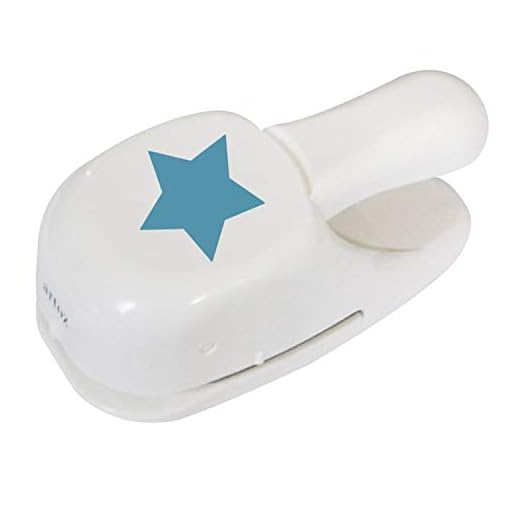 Artoz Papierstanzer - Kartenstanzer - "Stern", 50mm - Stanze-Locher zum Kartenbasteln für Geburtstage Weihnachten Einladungen Hochzeit Taufe und vieles mehr