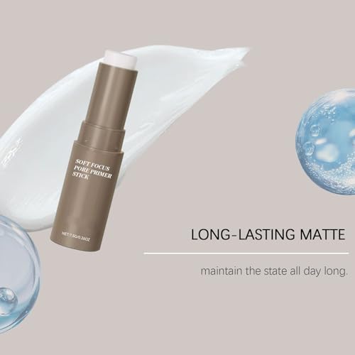 Minimizador De Poros Matificante: Barra Correctora, Prebase Facial Reductora De Brillo, Base De Textura | Solución De Maquillaje Diario Para Mujeres, Adolescentes, Reuniones - imagen 5