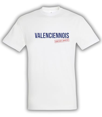 Générique T-Shirt Valenciennois Édition Limitée Unisexe - Ville de Valenciennes - Cadeau Original Anniversaire Noël Taille M