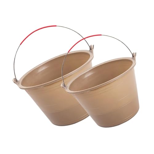 WHAMVOX 2pièces Seaux De Résistants pour Ciment Et Matériaux Seaux Multifonctions avec Poignée pour Et Usage Extérieur