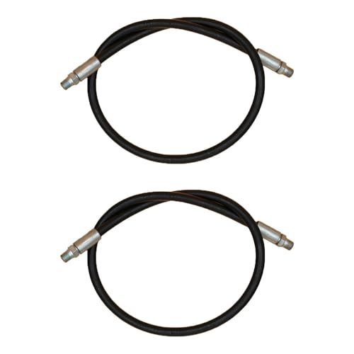 RAParts Set of (2) High-Pressure Hydraulic Hoses 1/4
