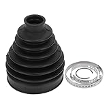 HEROFFIX 1 Satz CV-Gelenkmanschetten-Kit für Mini Cooper 2002-2008 Äußere Gleichlaufgelenkmanschette mit Klemmen Nr. 31607518245 Schwarzes Gummi