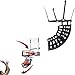 SNCIDSGE Basketball Hoop Return Device for Rebounding Balls, Sturdy Hoops Attachment for Sports Training (Black)