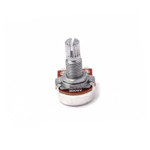 LIFKOME ミニシャフトポット ギター用ポテンショメータ 交換用 トーンコント 簡単インストール 頑丈な構造 エレキギター ベース対応