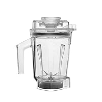 Vitamix 1.4L Dry Blade Container, with Interlock V071194, Compatible with Vitamix Ascent and Venturist Series blenders