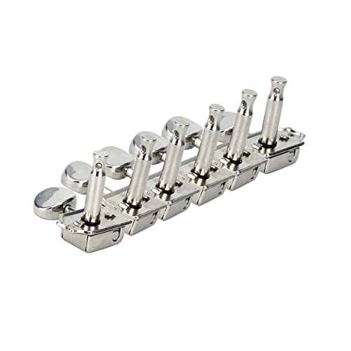 WNWN Ensemble De 6R 6 Inline Nickel Vintage Guitare Tuning PEGS Têtes De Machine 15: 1 pour Guitare Électrique… - Les Beatles, Paul McCartney, John Lennon, RIngo Starr, George Harrison WNWN Ensemble De 6R 6 Inline Nickel Vintage Guitare Tuning PEGS Têtes De Machine 15: 1 pour Guitare Électrique… – Image 5