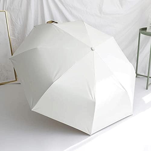 Automatic Umbrella 1Pcs Automatic Open Rain Umbrella Folding Umbrella,Lightweight Waterproof for Car Rain Outdoor Use White Umbrella (White 38in x21in)