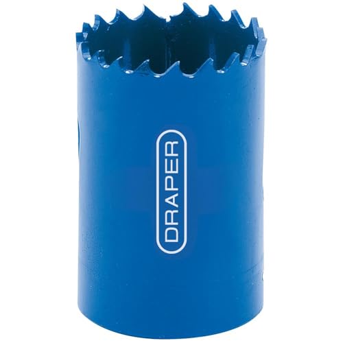 Draper 34757 Expert HSS Bi-Metal Hole Saw Blade, 33mm, Blue